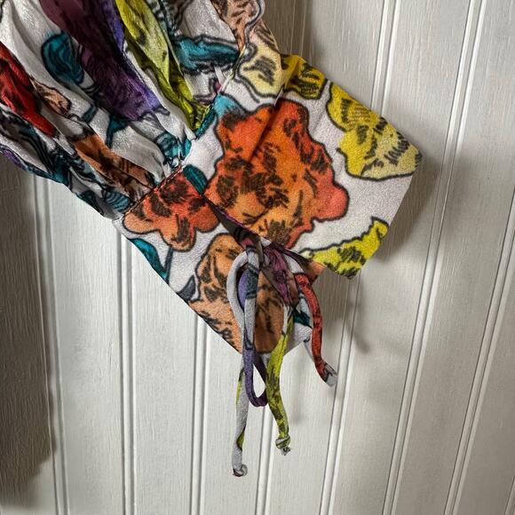 Jen's Pirate Booty Carnivale Tunic Floral Print NEW - Picture 7 of 12